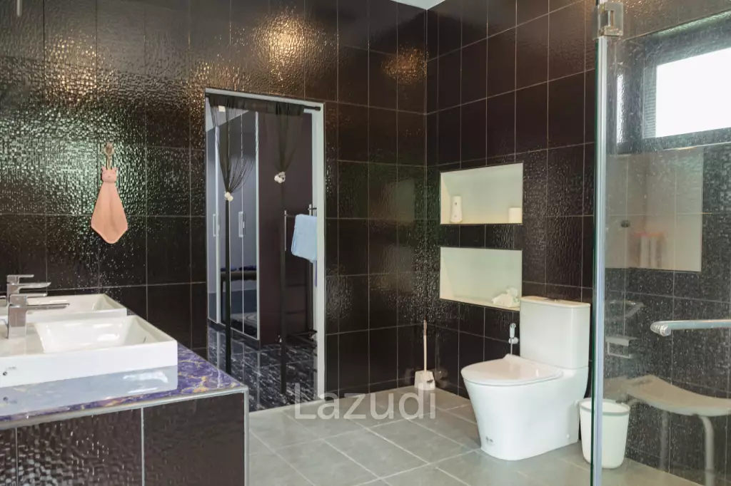 Great Value Pool villa in  1.5 Rai land near Samroiyot Beach