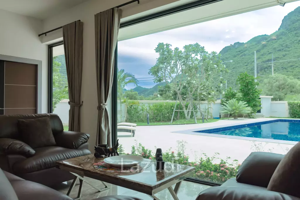 Great Value Pool villa in  1.5 Rai land near Samroiyot Beach