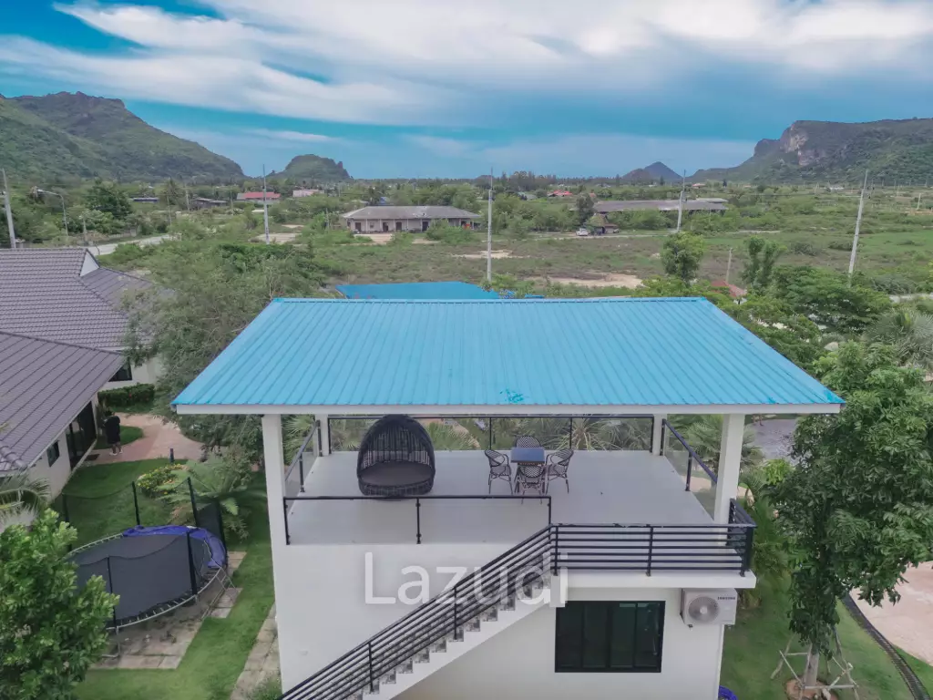 Great Value Pool villa in  1.5 Rai land near Samroiyot Beach