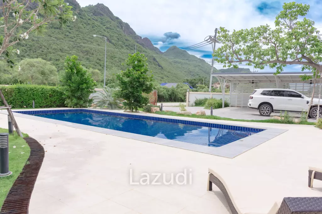 Great Value Pool villa in  1.5 Rai land near Samroiyot Beach