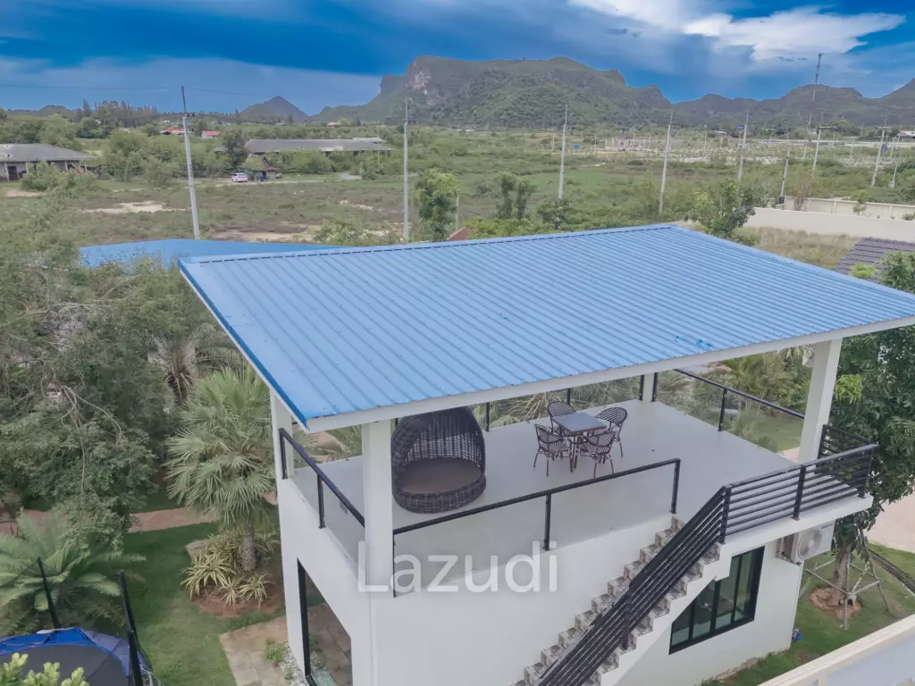 Great Value Pool villa in  1.5 Rai land near Samroiyot Beach