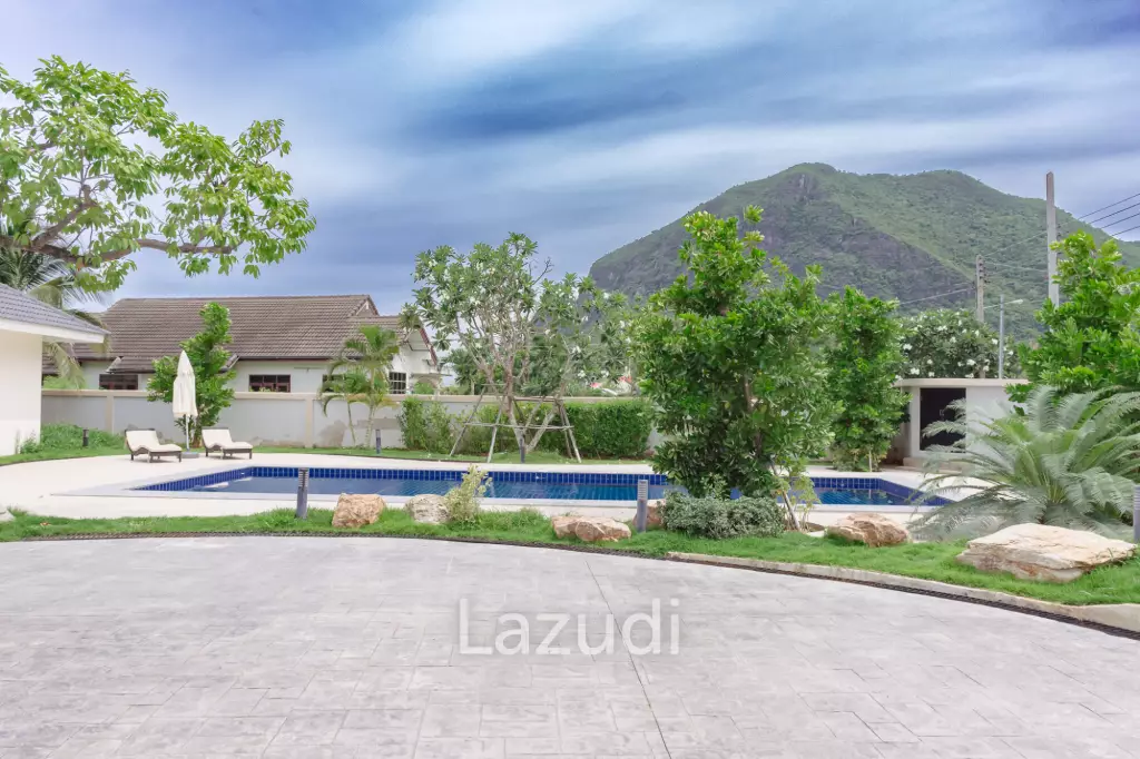Great Value Pool villa in  1.5 Rai land near Samroiyot Beach
