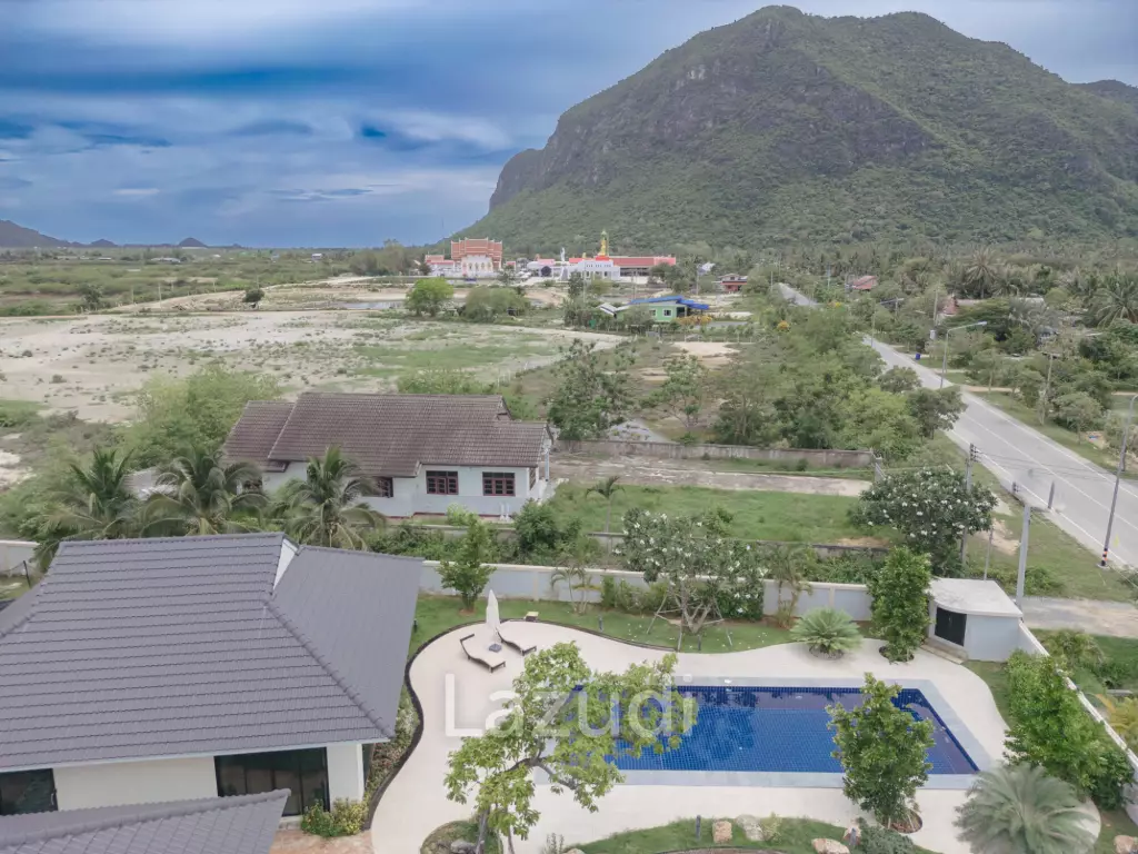 Great Value Pool villa in  1.5 Rai land near Samroiyot Beach