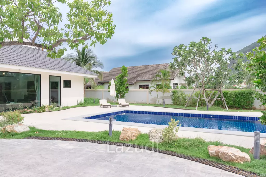 Great Value Pool villa in  1.5 Rai land near Samroiyot Beach