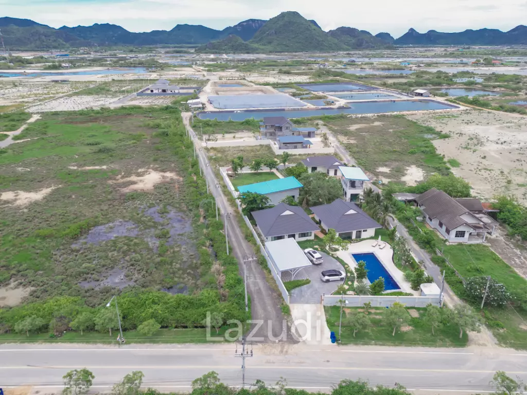 Great Value Pool villa in  1.5 Rai land near Samroiyot Beach