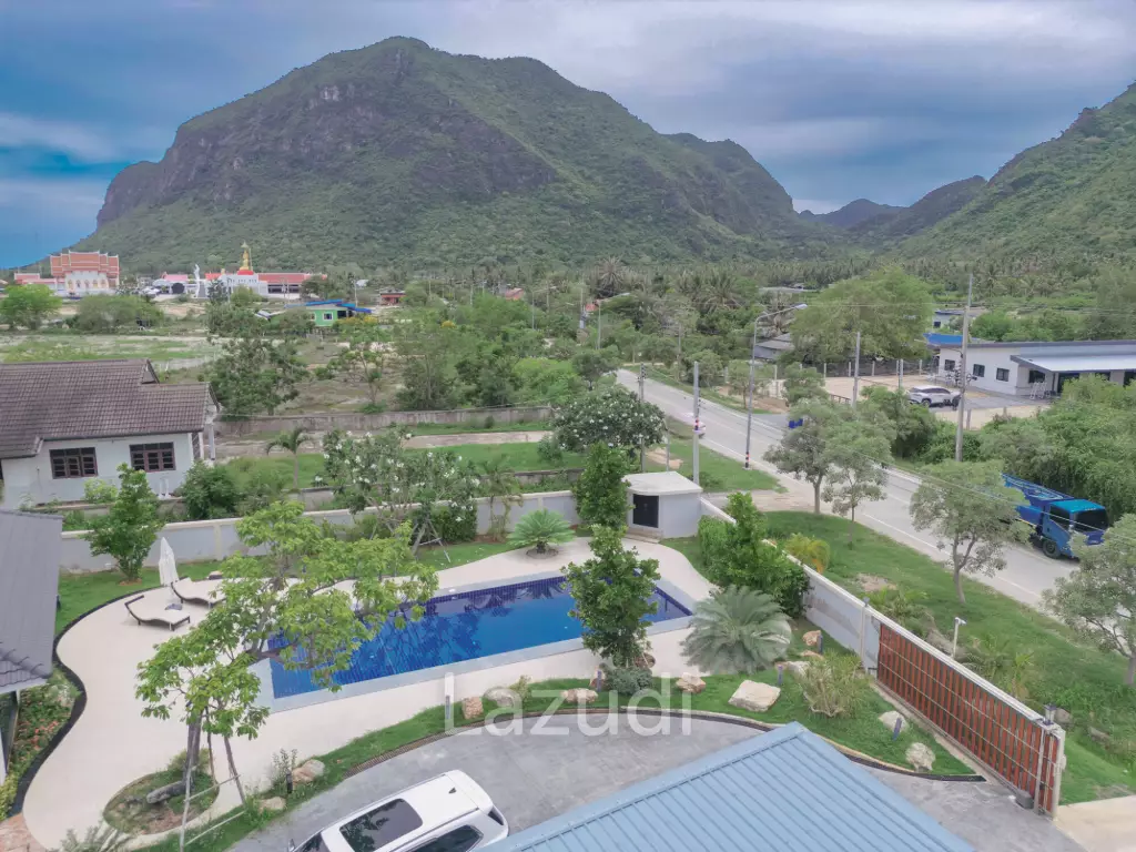 Great Value Pool villa in  1.5 Rai land near Samroiyot Beach