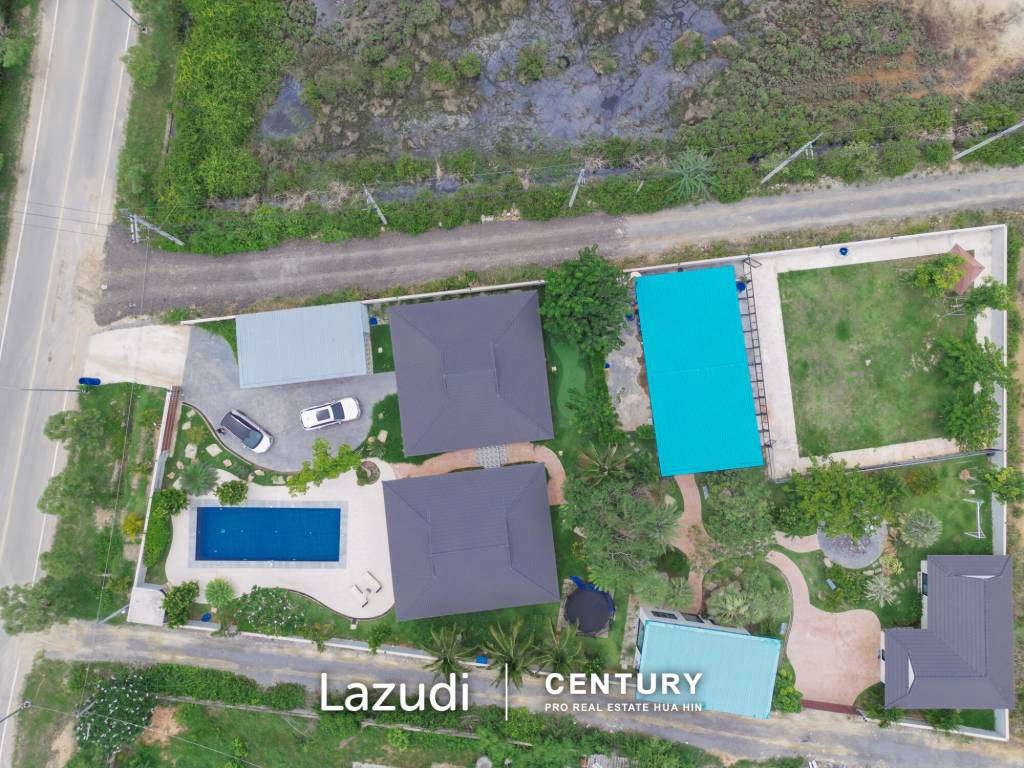 บ้านพูลวิลล่าใกล้หาดสามร้อยยอด บ้านพูลวิลล่าใกล้หาดสามร้อยยอด