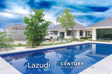Great Value Pool villa in  1.5 Rai land near Samroiyot Beach