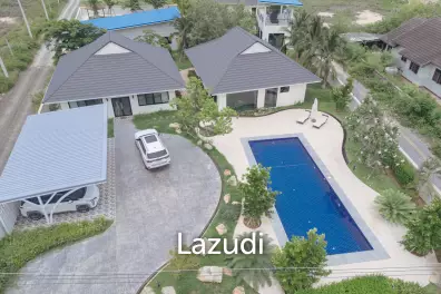 Great Value Pool villa in  1.5 Rai land near Samroiyot Beach