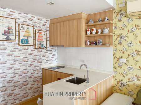 Baan San Kraam: Modern 1 Bedroom Condo with Pool View For Sale