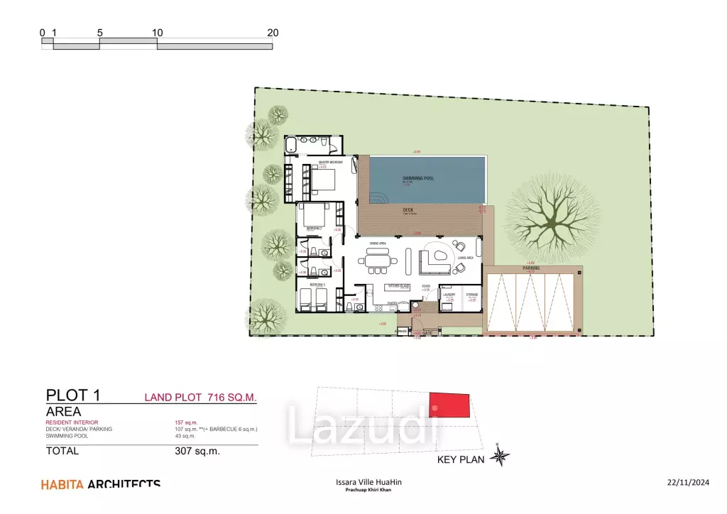 307 sqm pool villa in Thap Tai Hua Hin Issara Ville