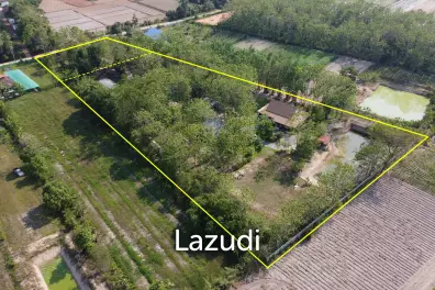 ขายบ้าน 2 ห้องนอนในสวนไม้สักในพื้นที่กว่า 7 ไร่