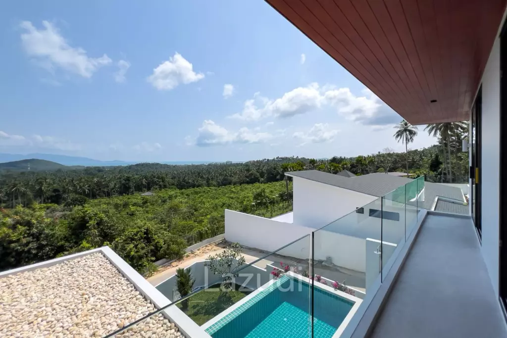 Modern Sea View Villa – 3 Bedrooms in Ban Tai, Koh Samui