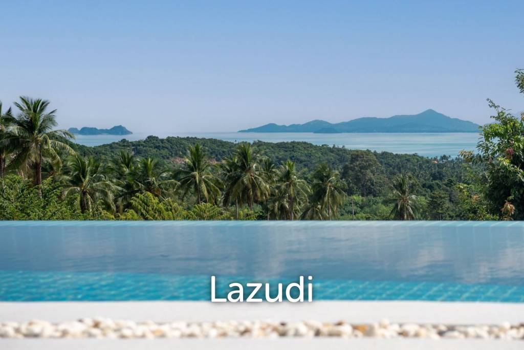 Modern Sea View Villa – 3 Bedrooms in Ban Tai, Koh Samui