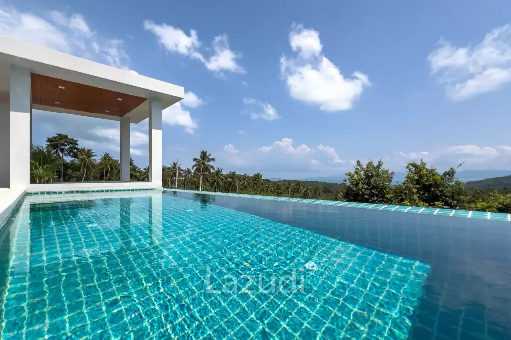 Modern Sea View Villa – 3 Bedrooms in Ban Tai, Koh Samui
