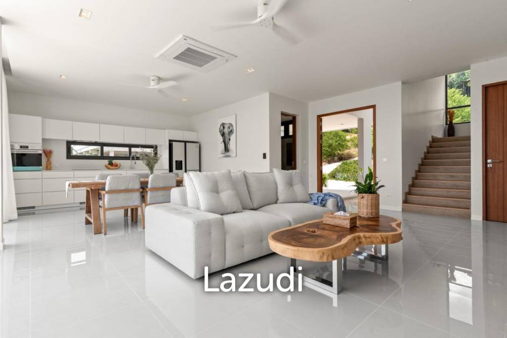 Modern Sea View Villa – 3 Bedrooms in Ban Tai, Koh Samui