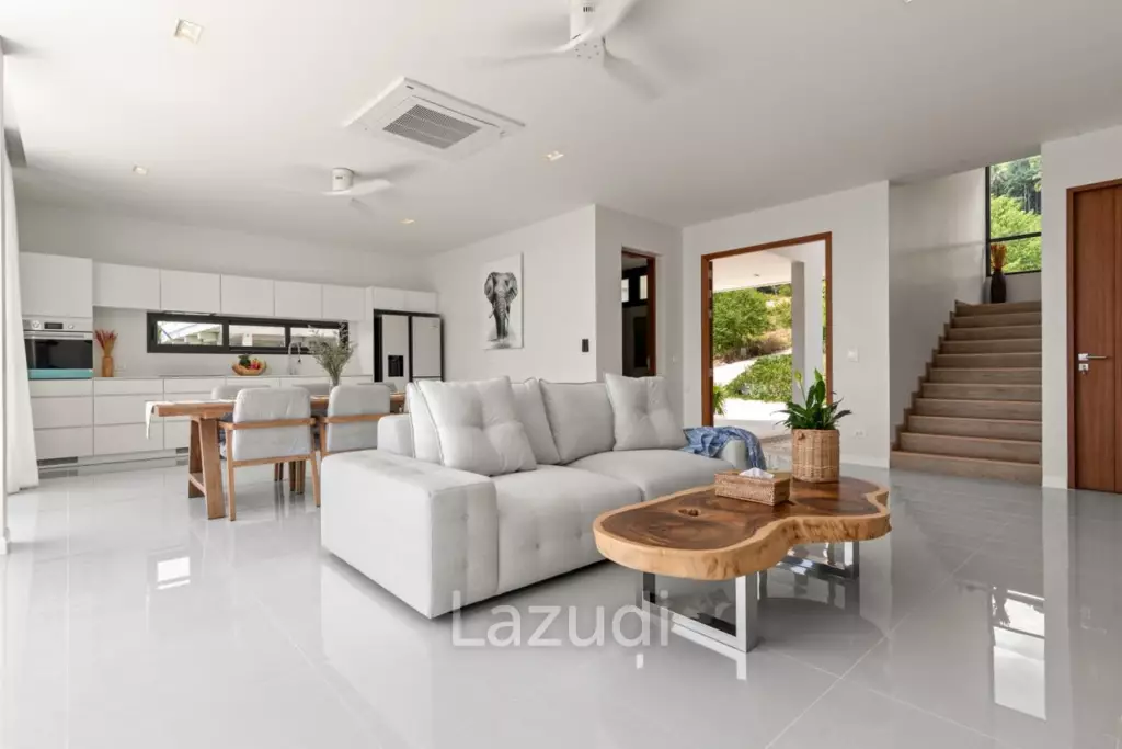 Modern Sea View Villa – 3 Bedrooms in Ban Tai, Koh Samui