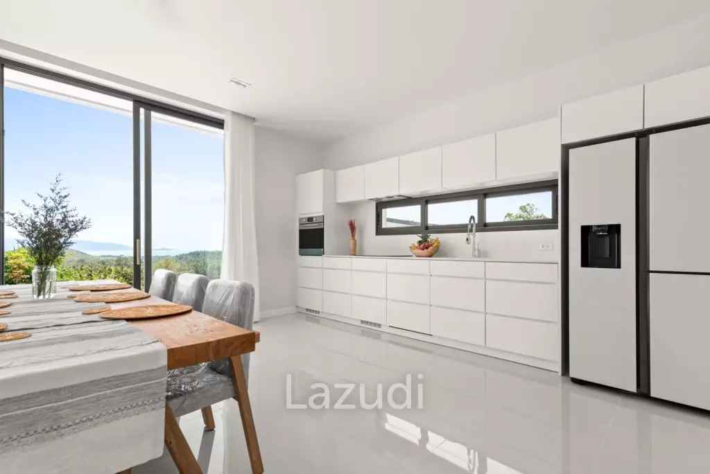 Modern Sea View Villa – 3 Bedrooms in Ban Tai, Koh Samui