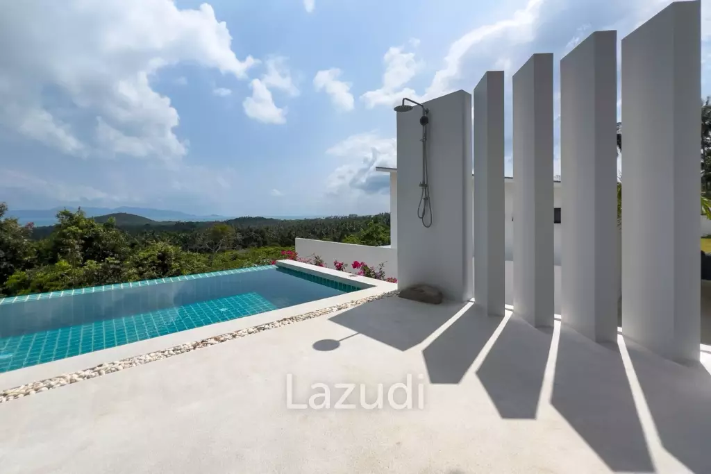 Modern Sea View Villa – 3 Bedrooms in Ban Tai, Koh Samui