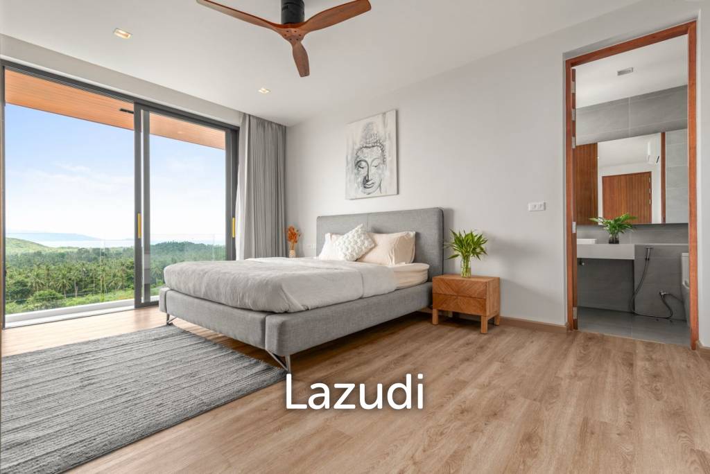 Modern Sea View Villa – 3 Bedrooms in Ban Tai, Koh Samui