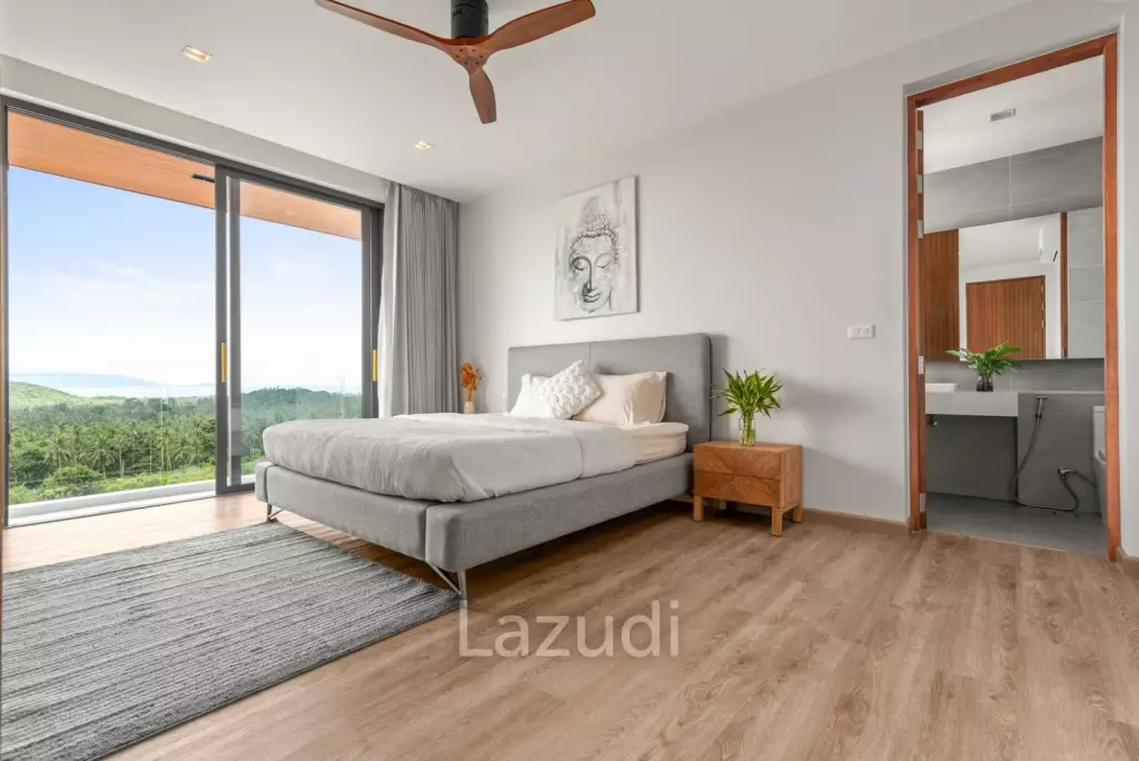 Modern Sea View Villa – 3 Bedrooms in Ban Tai, Koh Samui