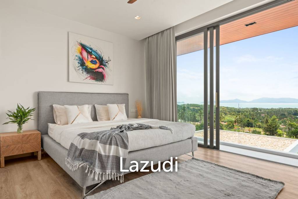 Modern Sea View Villa – 3 Bedrooms in Ban Tai, Koh Samui