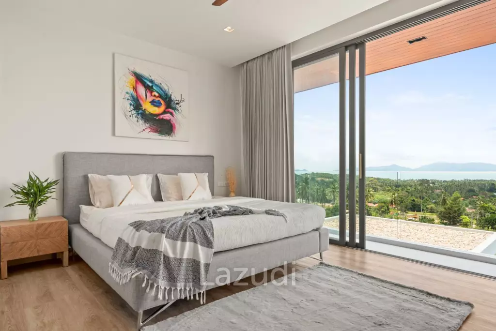Modern Sea View Villa – 3 Bedrooms in Ban Tai, Koh Samui