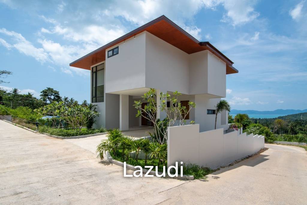 Modern Sea View Villa – 3 Bedrooms in Ban Tai, Koh Samui