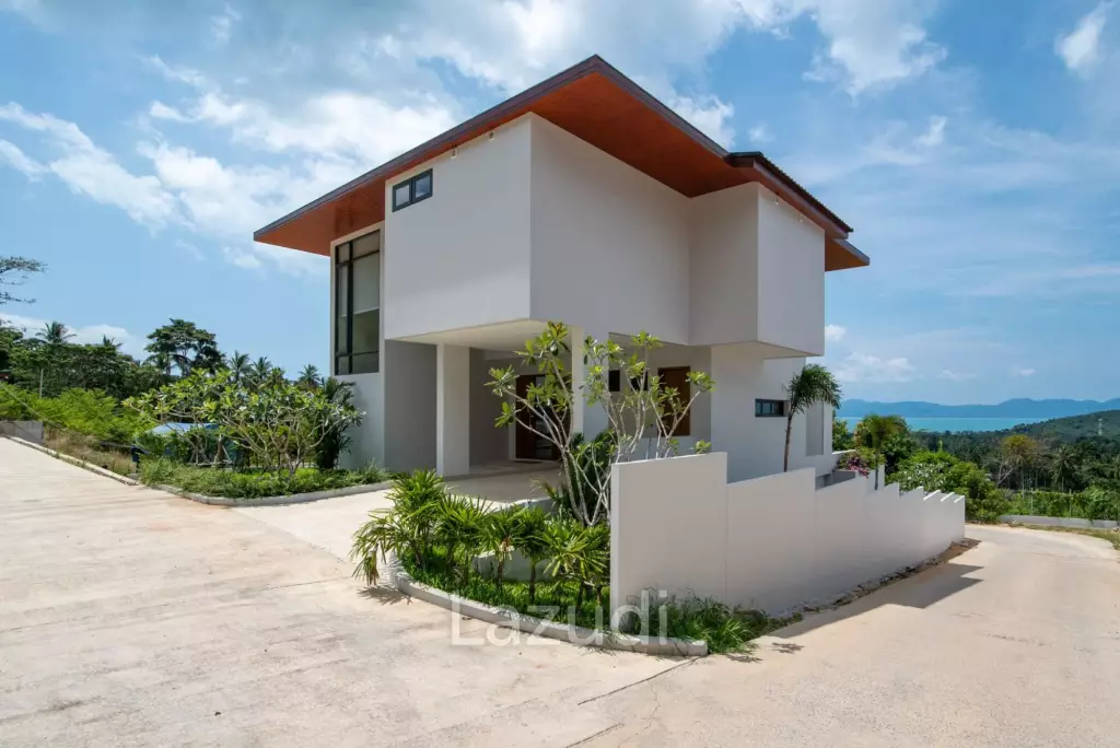 Modern Sea View Villa – 3 Bedrooms in Ban Tai, Koh Samui