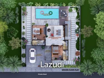 Balinese Style Rooftop Pool Villas in Nong Thale, Krabi.