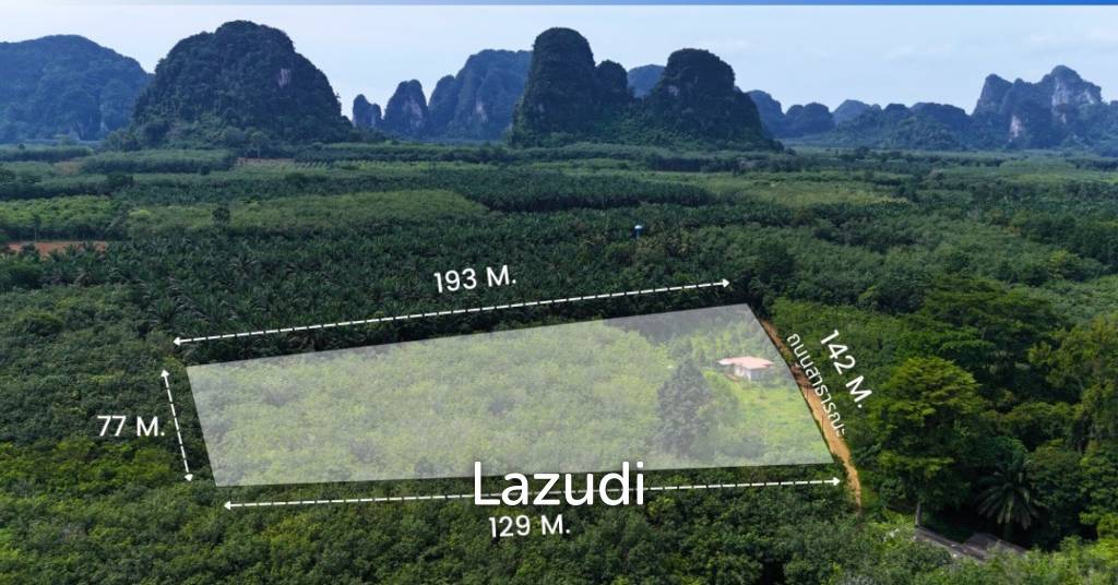 Expansive Freehold Land with Mountain Views in Krabi