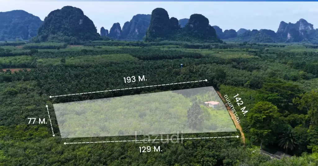 Expansive Freehold Land with Mountain Views in Krabi