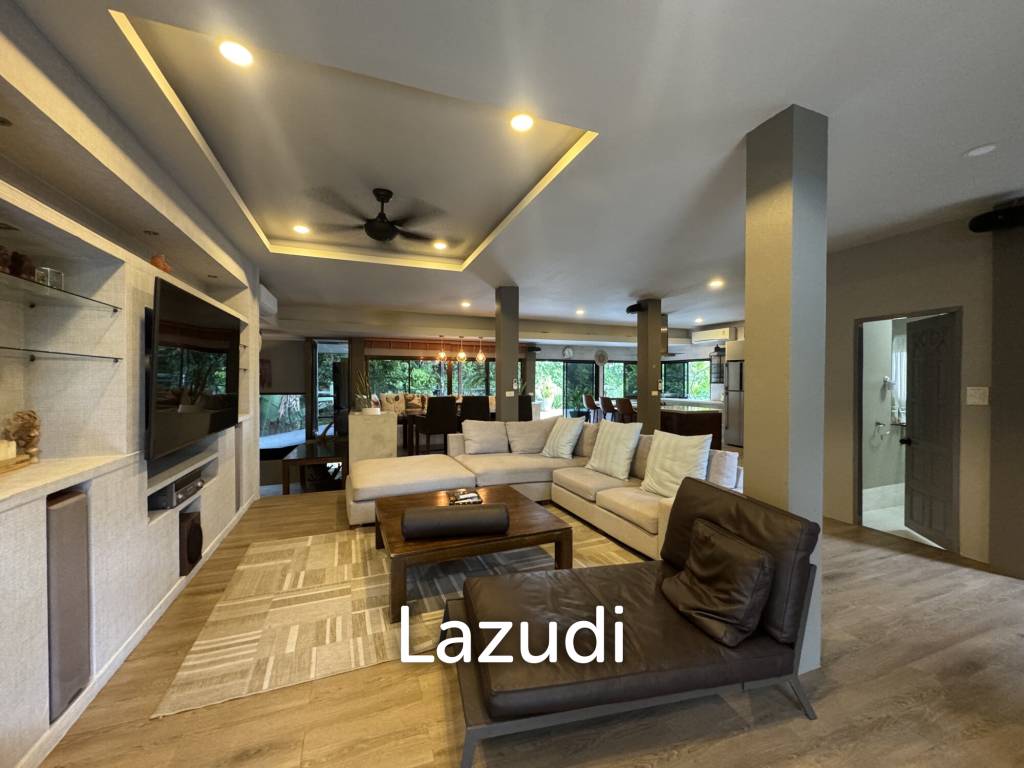 Spacious, Designer 5-Bed Villa in Lamai, Near Windfield International School