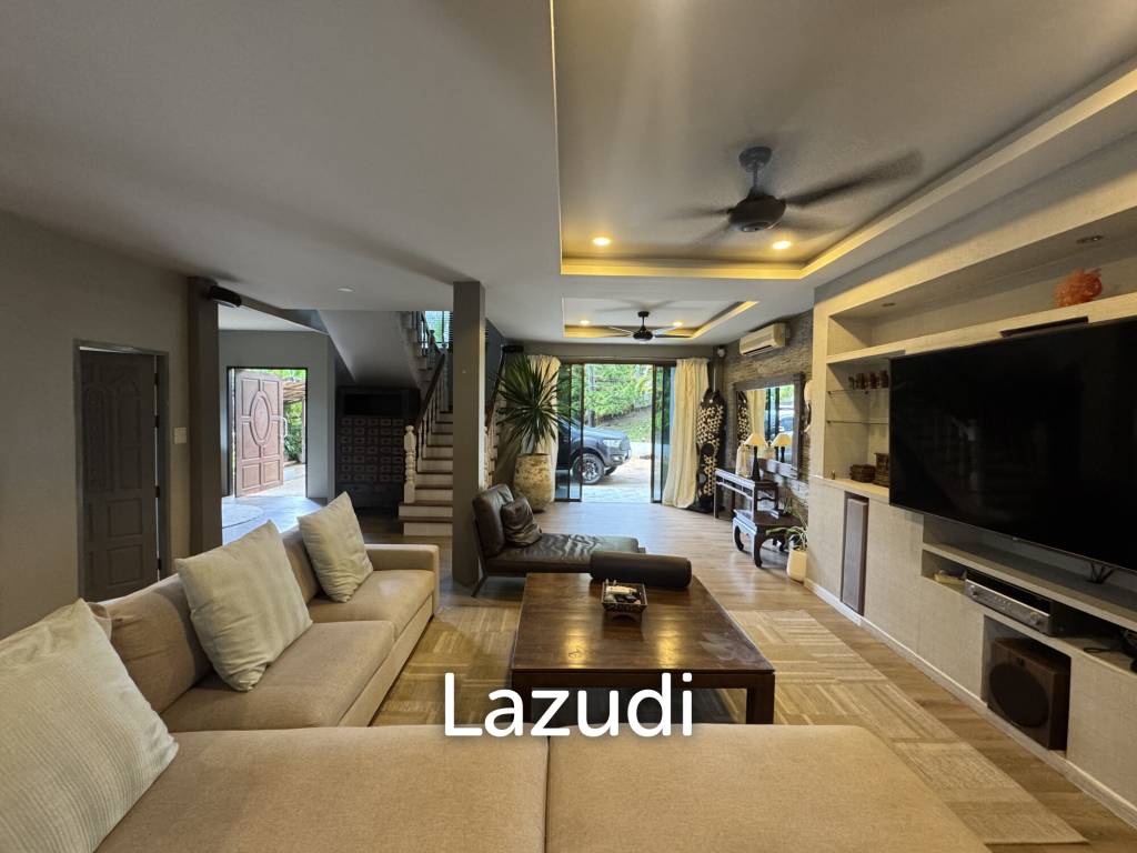 Spacious, Designer 5-Bed Villa in Lamai, Near Windfield International School