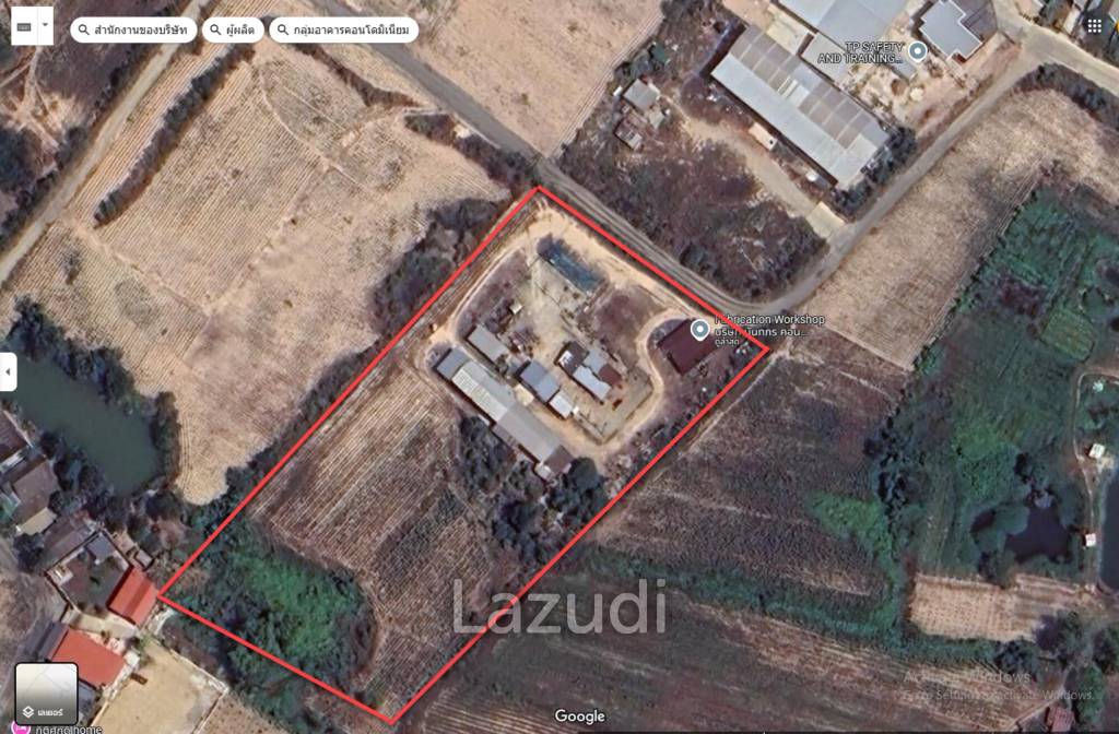 8 Rai 1 Ngan 89 SQ.WA Land And Factory in Rayong