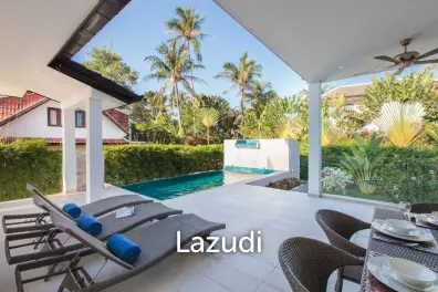 Beachside 3-Bed Villa – Just 30 Meters from Beautiful Bang Por Beach