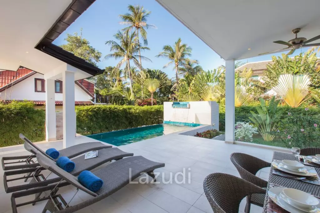 Beachside 3-Bed Villa – Just 30 Meters from Beautiful Bang Por Beach