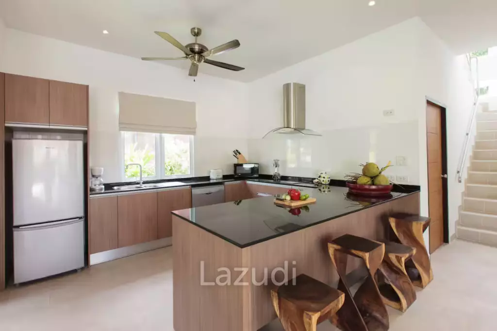 Beachside 3-Bed Villa – Just 30 Meters from Beautiful Bang Por Beach
