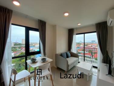 Mira Monte Hua Hin Soi 94: Condo d'angle moderne d'une chambre à coucher
