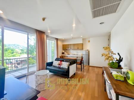 คอนโด 1 ห้องนอนขนาด 60 ตารางเมตร ในโครงการบ้านนับคลื่น ติดหาดเขาเต่า หัวหิน