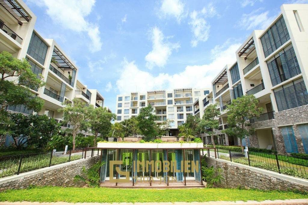 คอนโด 1 ห้องนอนขนาด 60 ตารางเมตร ในโครงการบ้านนับคลื่น ติดหาดเขาเต่า หัวหิน