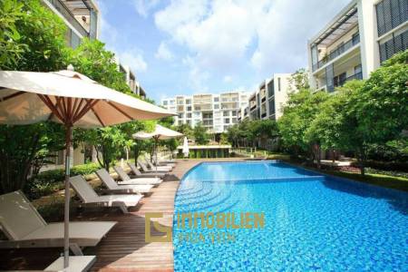 คอนโด 1 ห้องนอนขนาด 60 ตารางเมตร ในโครงการบ้านนับคลื่น ติดหาดเขาเต่า หัวหิน