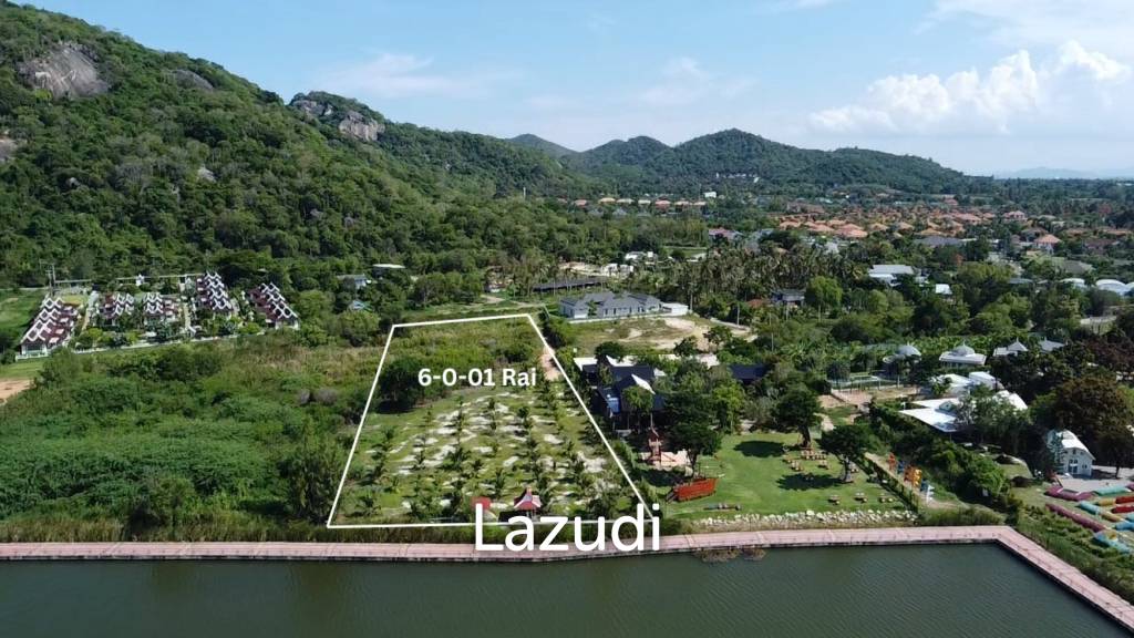 ที่ดิน 6 ไร่ ทำเลสุดเอกซ์คลูซีฟ ติดริมอ่างเก็บน้ำเขาเต่า พร้อมวิวภูเขา
