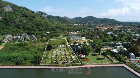 Exclusive 6 Rai Waterfront Land By Khao Tao Reservoir