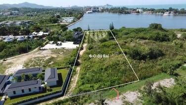 Exclusive 6 Rai Waterfront Land By Khao Tao Reservoir