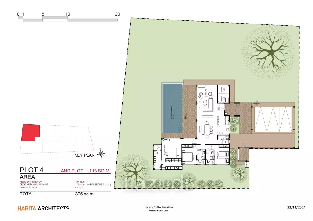 307 sqm modern pool villa in Thap Tai Hua Hin Issara Ville