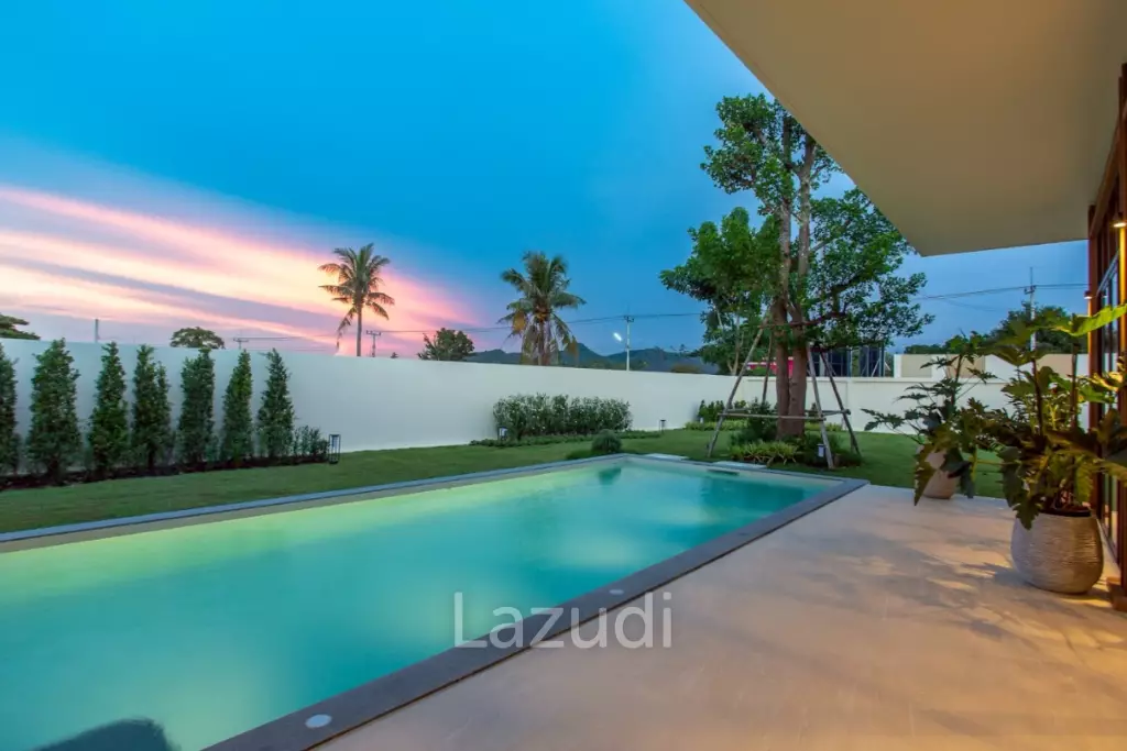 307 sqm modern pool villa in Thap Tai Hua Hin Issara Ville