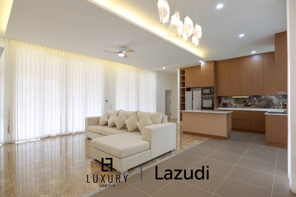 ขายบ้าน 4 ห้องนอนพร้อมสระว่ายน้ำในโครงการกอล์ฟวิลเลจ หัวหิน
