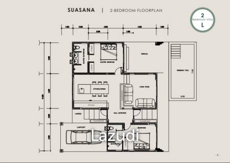 2 Bad 2 Bath 180 SQ.M BelVida Estates Villa Suasana