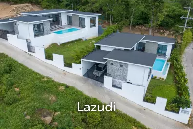 New and Modern Seaview 4-Beds Pool Villa for Sale in Bophut Hills